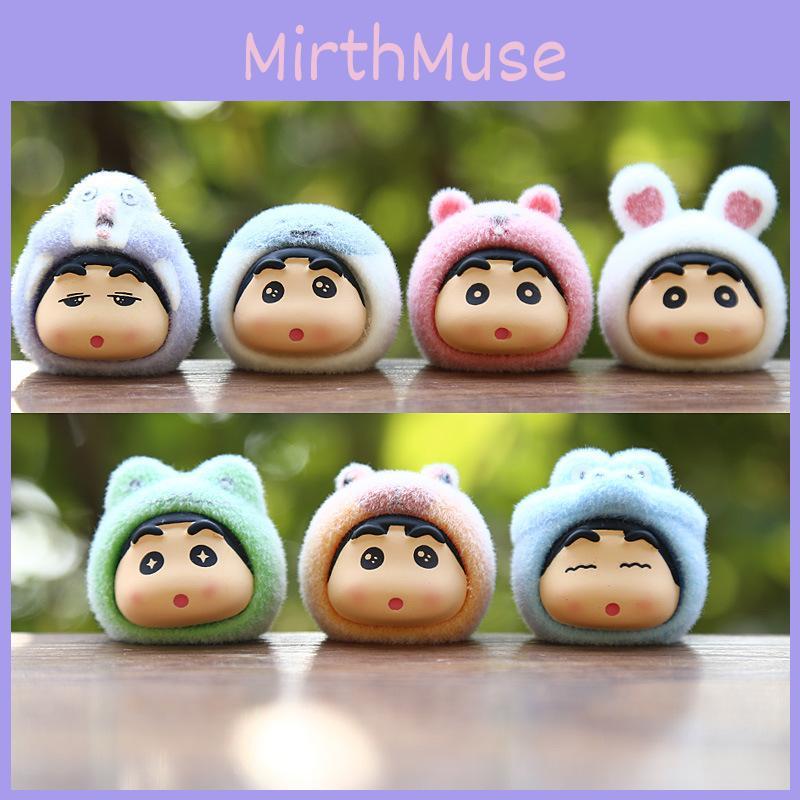 Crayon Shinchan Mini Resin Plush Figure For Desk Decor And Car Accessories Special Characters Included