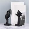 2 PCS Statue, Black Abstract Art Sculpture Modern Decoration Desktop Christmas New Year Gift,zxl