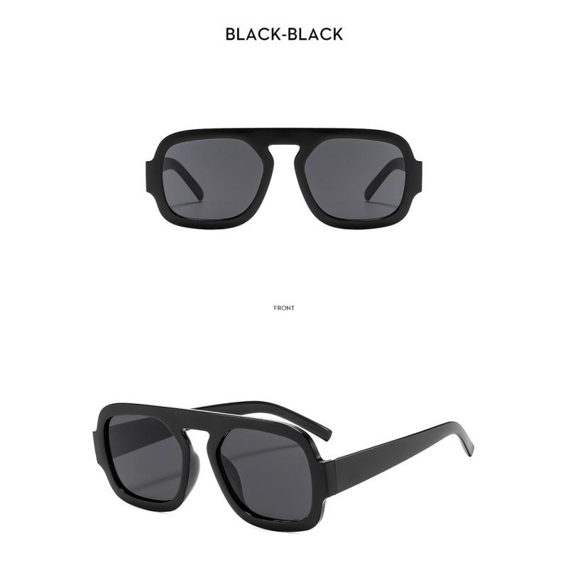 Women's sunglasses, single-beam square-frame sunglasses, men's and women's driving sunglasses