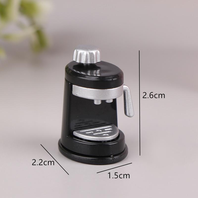 1:12 Puppenhaus Miniatur Brotbackmaschine Tassenset Kaffeemaschine Rührmaschine Modell Küche Puppe Elektrogerät Spielzeug