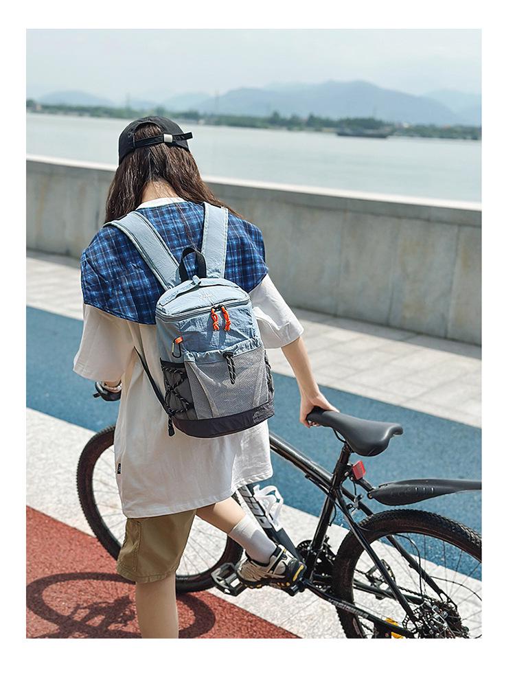 Large Capacity Outdoor Sports Cycling Backpack - Fashionable Oxford Cloth for Students and Mountaineering