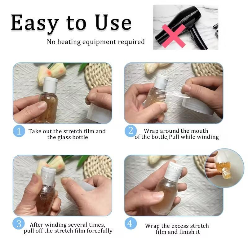 Food Grade Wine Sealing Film Anti Evaporation Wrap for Alcohol Preservation Bottle Mouth Cover Aged Spirits Storage Supplies