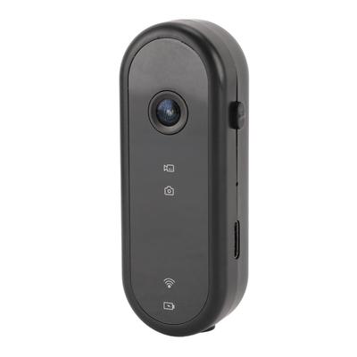 Kleine Action-Kamera mit Helm- und Fahrrad-ABS 1080P HD Tragbarer Taschen-Video-Rekorder mit für Outdoor-Sportarten und Vlogging-Halterung, Weitwinkel-App,