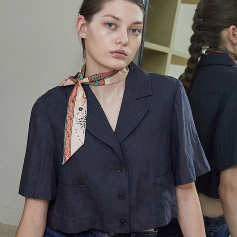 

ANA MAISON Шёлковый шарф-твилли Into the Frame [PMT-1410] Into the Frame