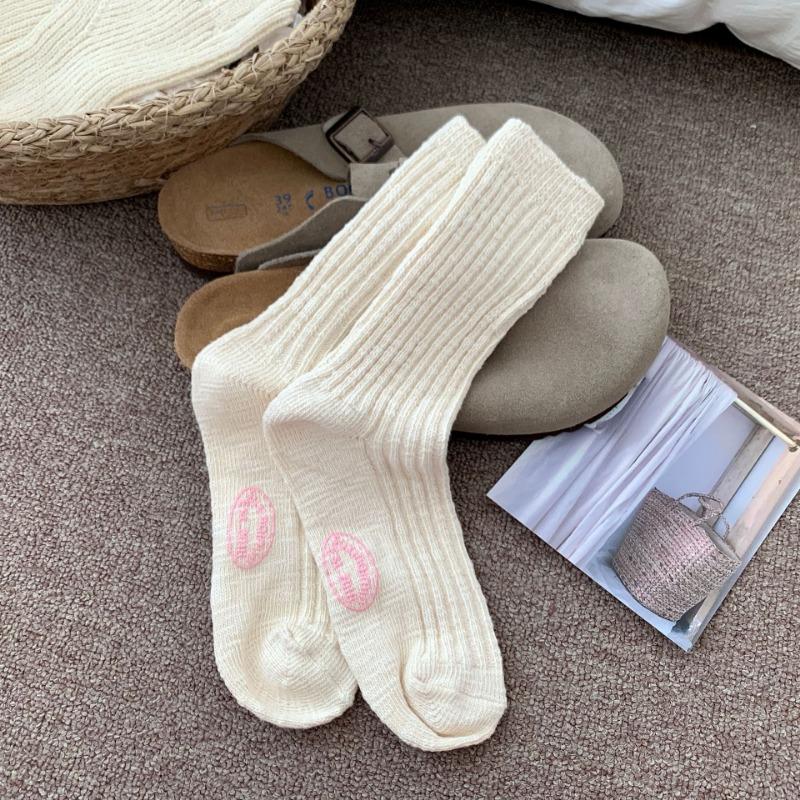 

Женские осенние ретро ленивые толстые игольные двойные игольные бамбуковые узловые нитки бежевые гольфы 1 pair