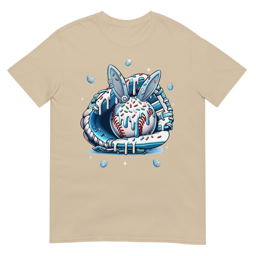 Happy Easter Baseball Player Bunny Sports Boys Kids Girls TShirt