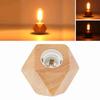 Wooden   Lamp Base E26 Socket Modern Small Wood Table Lamp Base for Home Decor