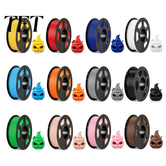 Moisture Proof Filament PETG 3D Printer 1.75mm, 1kg Spool High Toughness for Printing Material Speed Printer, Solid Color Projects FDM Supplies