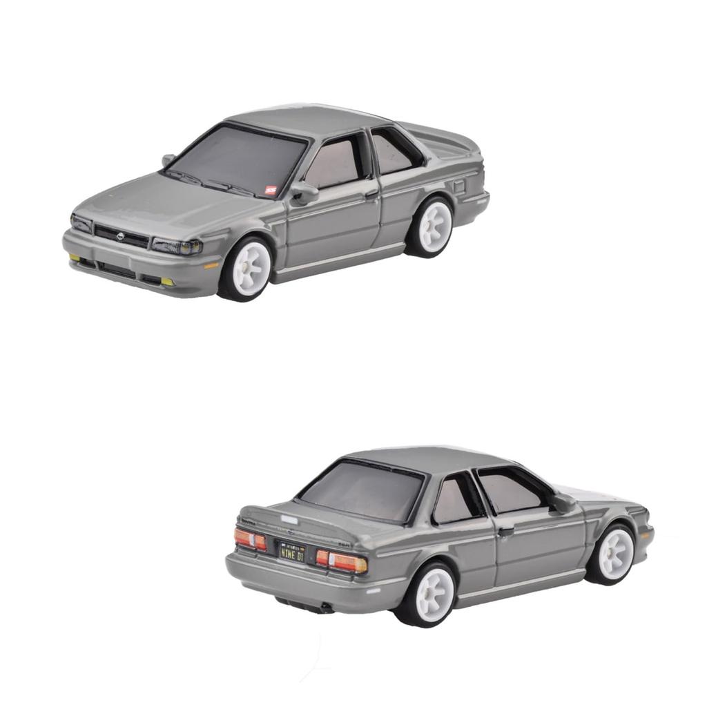 Hot Wheels Premium 2-Pack '91 Nissan Sentra SE-R/Nissan Silvia (S13) [Diecast Car] [Ages 3 and Up] HYF04