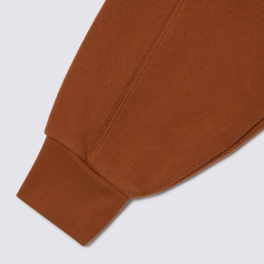 Vans Solid Color Hooded Casual Long Sleeve Sweatshirt Women Tops Brown VN0A7RMICKN