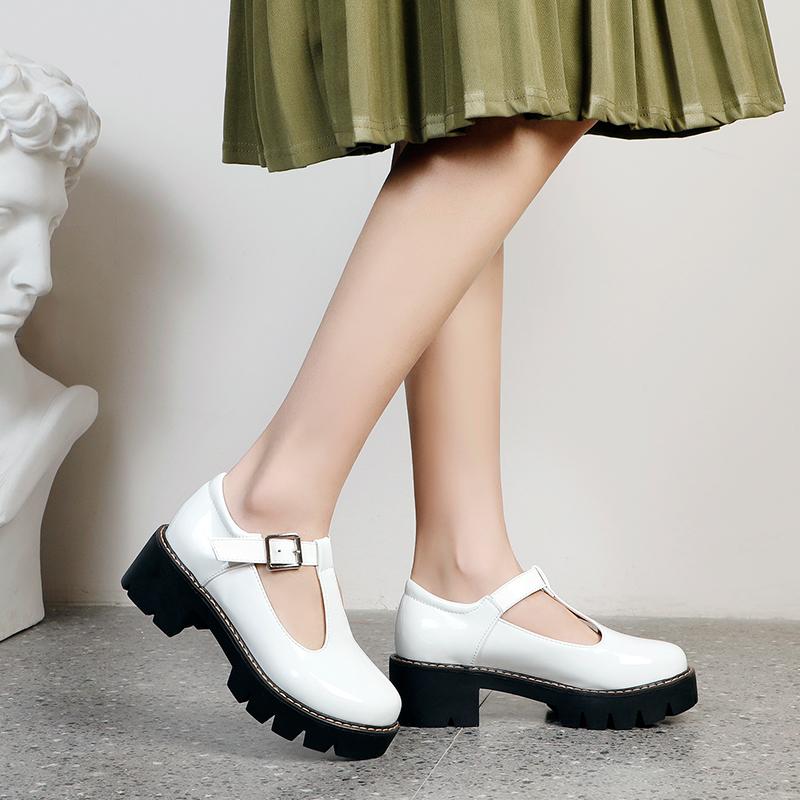 Fashion 2025 Women Shoes Japanese Style Lolita Shoes Women Vintage Soft Sister Girls High Heel Platform Shoes College Student Mary Jane