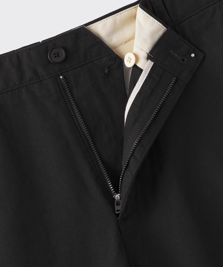 MUSINSA STANDARD [City Workers] Tapered Cotton Pants [Black]