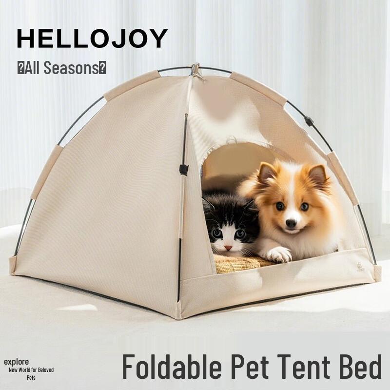 HELLOJOY All-Season Pet Tent Bed for Cats & Dogs