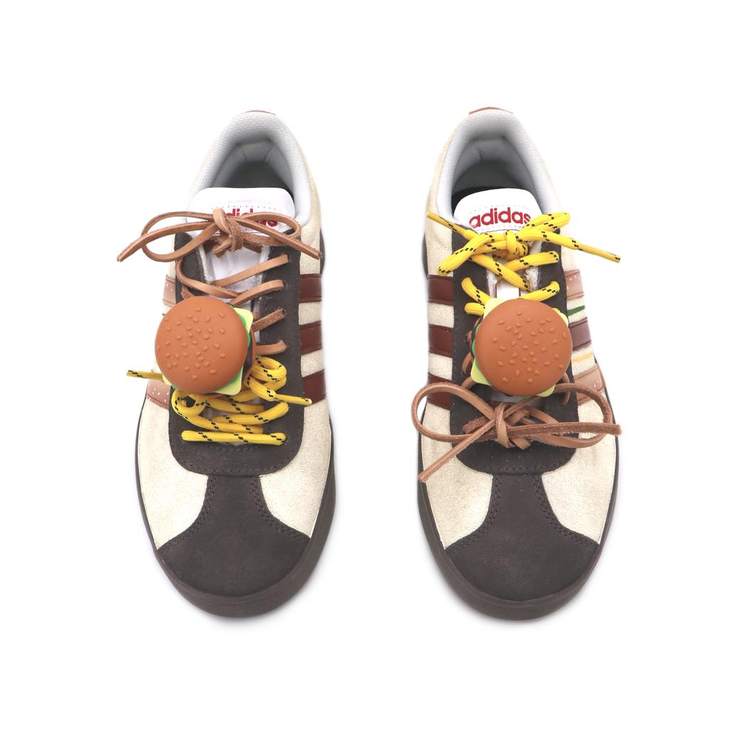 Adidas VL COURT 2.0 Slip Resistant Abrasion Resistant Low top Skateboard Shoes Unisex Yellow Brown HQ1802(Team17-)
