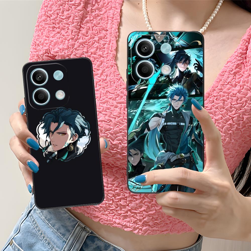 Wuthering Waves Jiyan Phone Case for Xiaomi Redmi Note 14 13 12 11 S Pro Plus 4G 5G Colour Printing Cover Pretty Cover Luxury