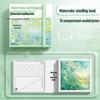 Blue Fruit Acrylic Cardstock Drawing & Doodling Mini Watercolor Pocket Book with Thickened Blank Pages