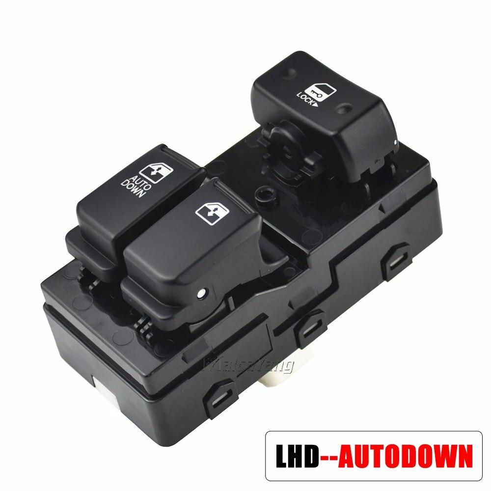 

93571-4H110 Кнопка переключателя стеклоподъемника с электроприводом для Hyundai H1 H-1 Starex i800 Grand iMax 2007-2016 935714H110 LHD AUTODOWN