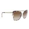 CHANEL Side logo sunglasses 4209 POLARIZED Lens Brown plastic/metallic Women Used