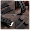 22mm 24mm 26mm Curved End Silicone Watch Strap for Seiko for Water Ghost Soft Rubber Band Diving Waterproof Universal Bracelet