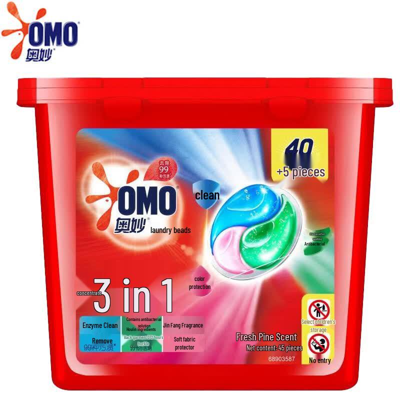 OMO 3-in-1 Fresh Eucalyptus Laundry Pods