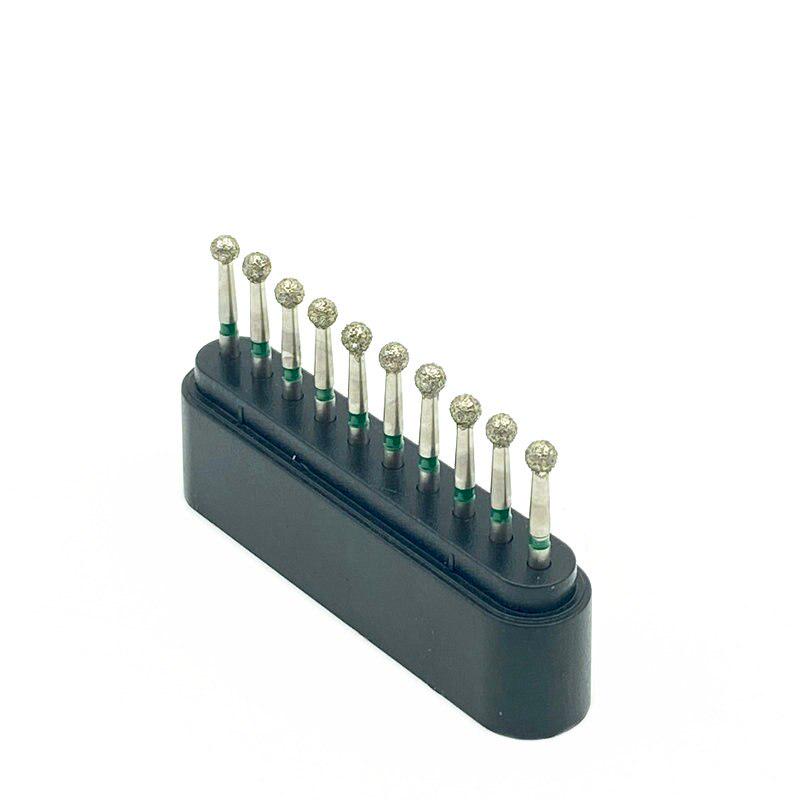 BR-30C Runde Kopf Dental Diamant Bohrer für High Speed ​​Handstück Dental High Speed ​​Burs Zahnarzt Polnischen Werkzeug 10 teile/satz