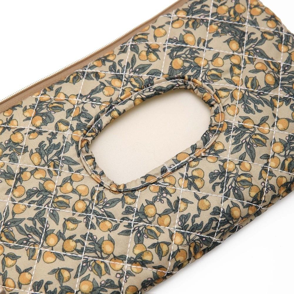 Floral Design Wet Tissue Storage Bag Portable Hanging Napkin Case  Stroller Use