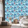 Cheerful Sea Animals Wallpaper for Living Room and Bedroom 50x1000