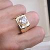 925 Silver Ring 5A Zircon luxury High Quality For Men Women Wedding Fine Jewelry Accessories Party Gift Fashions