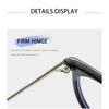 aoron Glasses Frame Fashionable Anti-blue Light Glasses Can Be Equipped with Myopia Flat Glasses Men's and Women's Goggles