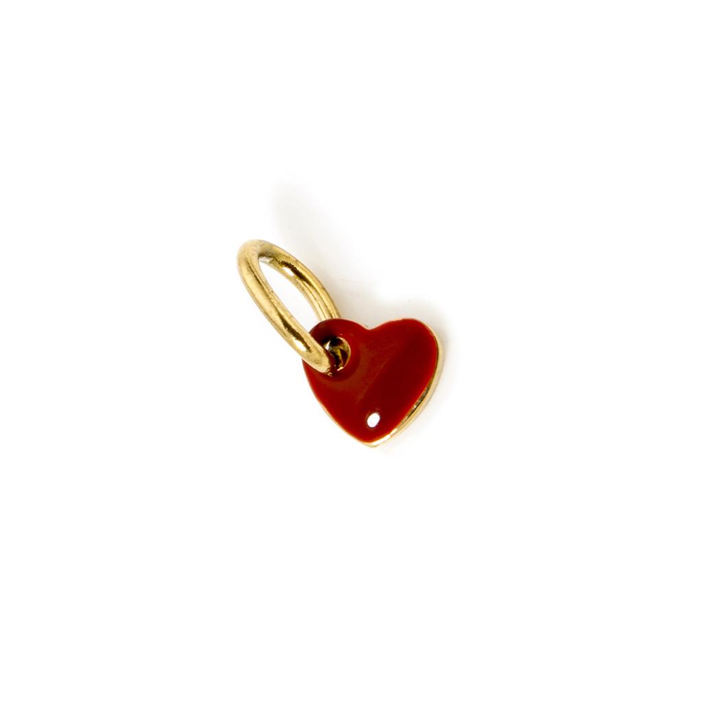 1 Piece 304 Stainless Steel Charms For DIY Jewelry Making 18K Real Gold Plated Heart Flower Pendants Necklace Bracelet Findings