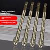 Skewed Head Eccentric Drill Bit Four-Edged Hexagonal Shank Drill Bit Set for 4/6Pcs Drilling Tool