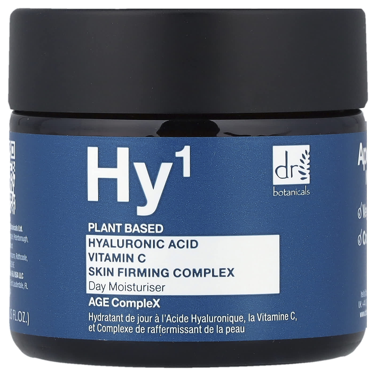 

DR. BOTANICALS Hy¹, Гиалуроновая кислота, Витамин С Укрепляющий комплекс для кожи Дневной увлажняющий крем, 60 мл (2 жидких унции)