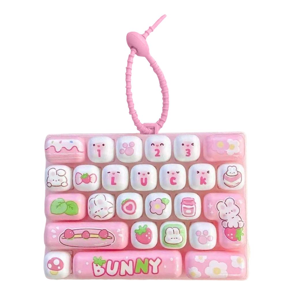Spielzeug-Keyboard 26 Tasten Stressspielzeug für Kinder Schüler Taschenanhänger Zubehör