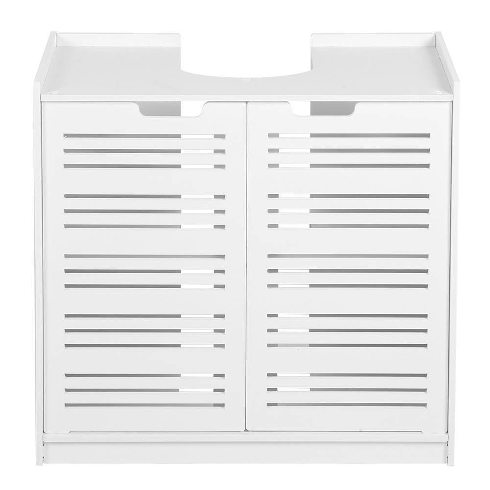 Gospodarstwo Domowe Nowoczesna Szafka do Przechowywania Pod Umywalkę Dwudrzwiowa do Łazienki Toalety Meble