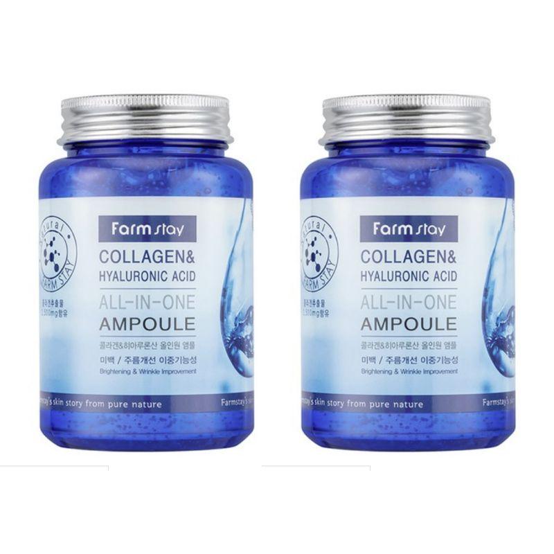 Farmstay Collagen & Hyaluronic Acid All-In-One Ampoule 250 ml