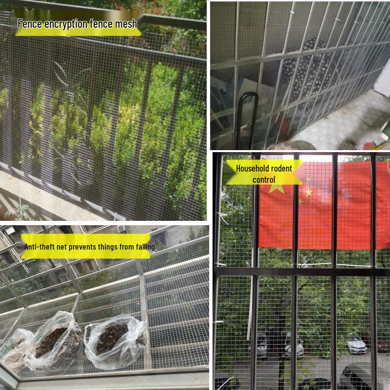 Galvanized Iron Window Mesh: Anti-Cat, Anti-Mouse, Anti-Bird Protection for Balconies