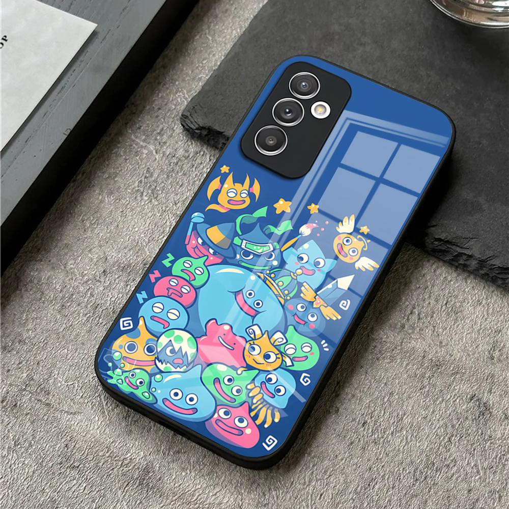 D-Dragon Quest Slime Phone Case For S25 Ultra Samsung S26 S23 S24 Plus S22 S20 S21 Fe A54 A34 A53 A16 Glass Cover