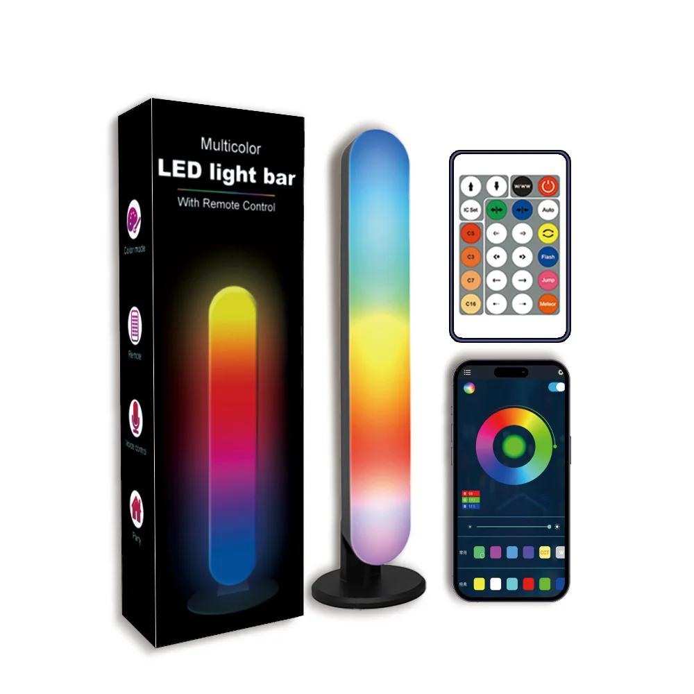 

Xiaomi RGB Нічник Світлова панель, що реагує на музичний ритм, USB світлодідна настільна лампа, налаштування з пульта дистанційного керування, прикраса ігрової кімнати, різдвяний подарунок