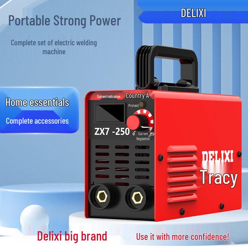 Delixi 250 Mini Electric Welder, 220V Handheld for Home Use