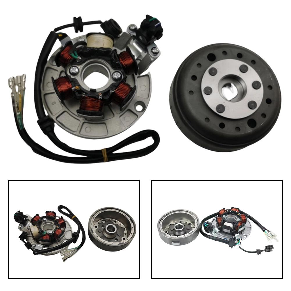 For Magneto Stator Coil Assembly Flywheel Kit for Lifan 140/140cc 1P55FMJ Engine Ignition System Replacement Part
