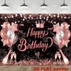 Birthday Party with Pink Theme, Birthday Celebration Backdrop, Indoor and Outdoor Parties, Home Decorations