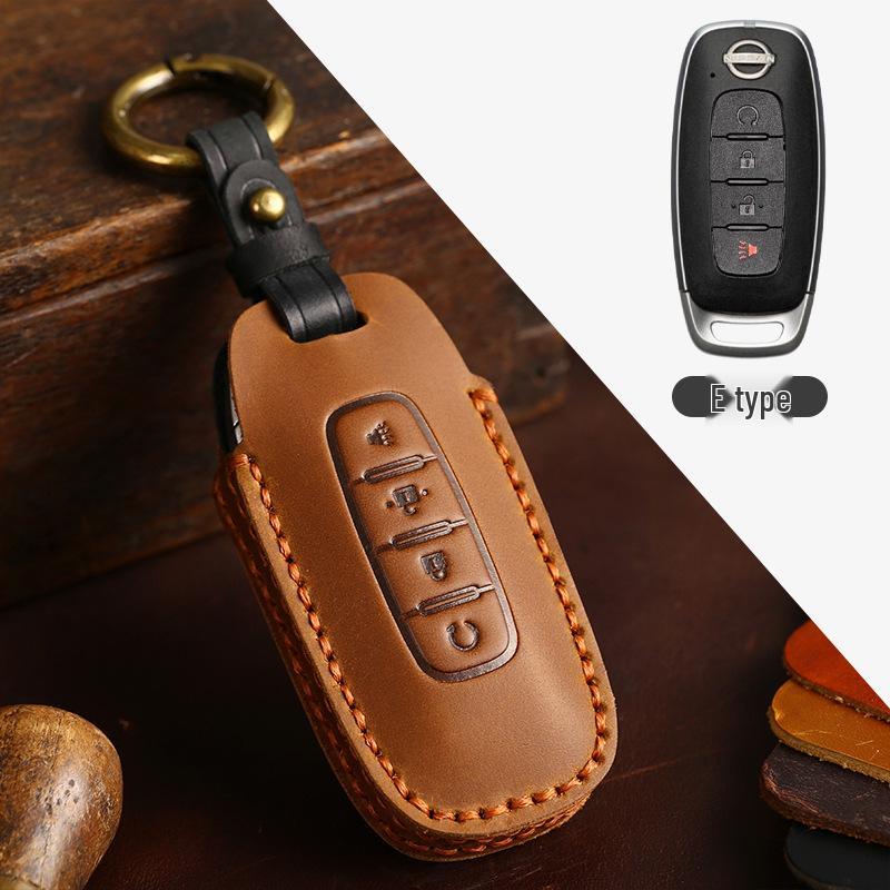 Nissan Key Case: Compatible with 23 Models Including Teana, Ariya, Sylphy, X-Trail, Tiida, Qashqai, and Kicks