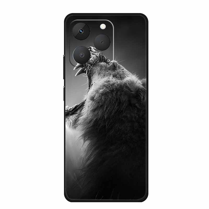 For Realme 15T Phone Case 15 T Fashion Picture Black Silicone TPU Soft Back Cover Case For Realme 15T 5G 2025 Case Realme15T Bag