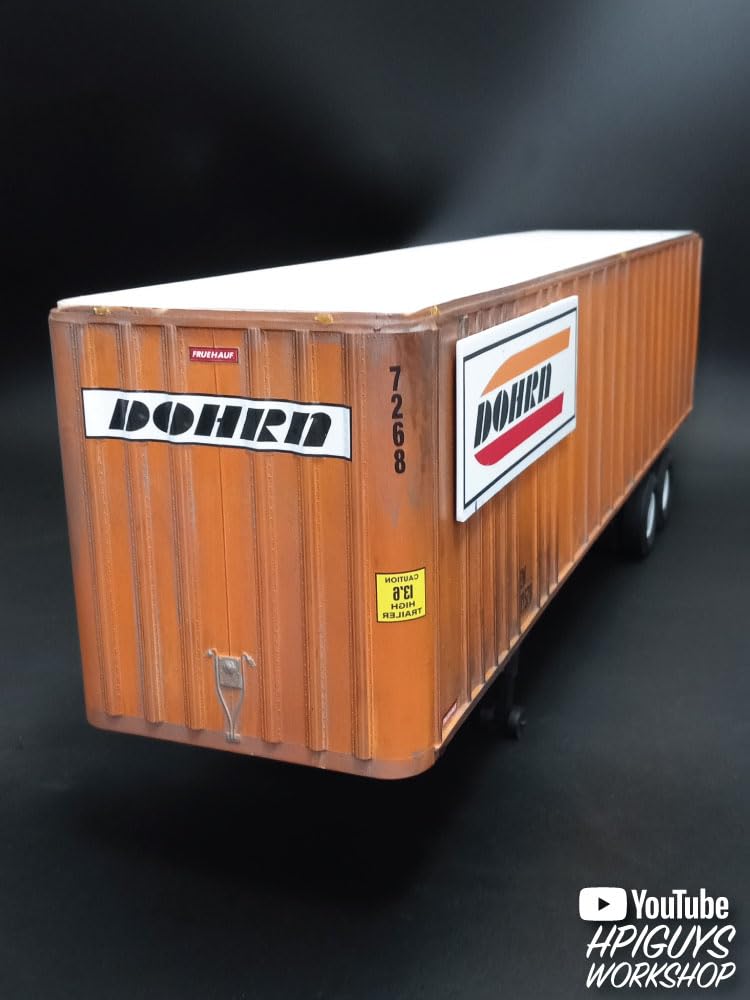 AMT Scale Fruehauf 40ft Exterior Post Van Trailer Plastic Model Kit AMT1357 1/25