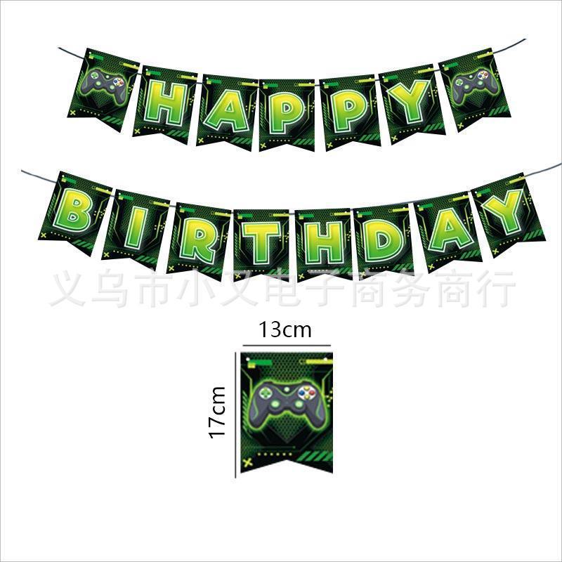 Game Controller Party Tableware: Includes Paper Plates, Cups, Towels, and Decorations