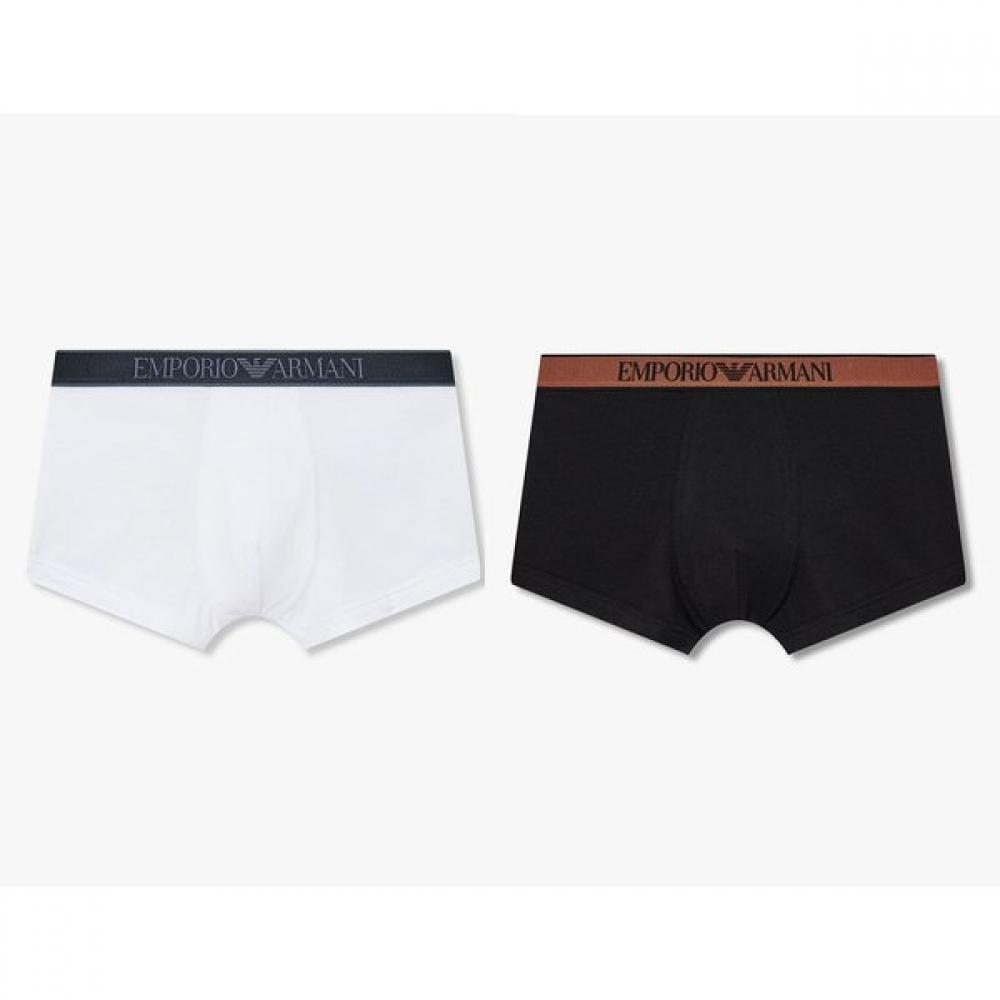 Emporio Armani Men S waiSt Pattern Embroidered Logo briefS Set 2  0815312009  0815312012 S(95)