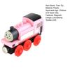 Kids Magnetic Train Toy Cartoon Classic Steam Train Model Toddlers Boys Girls Educational Locomotive Engine Carriages