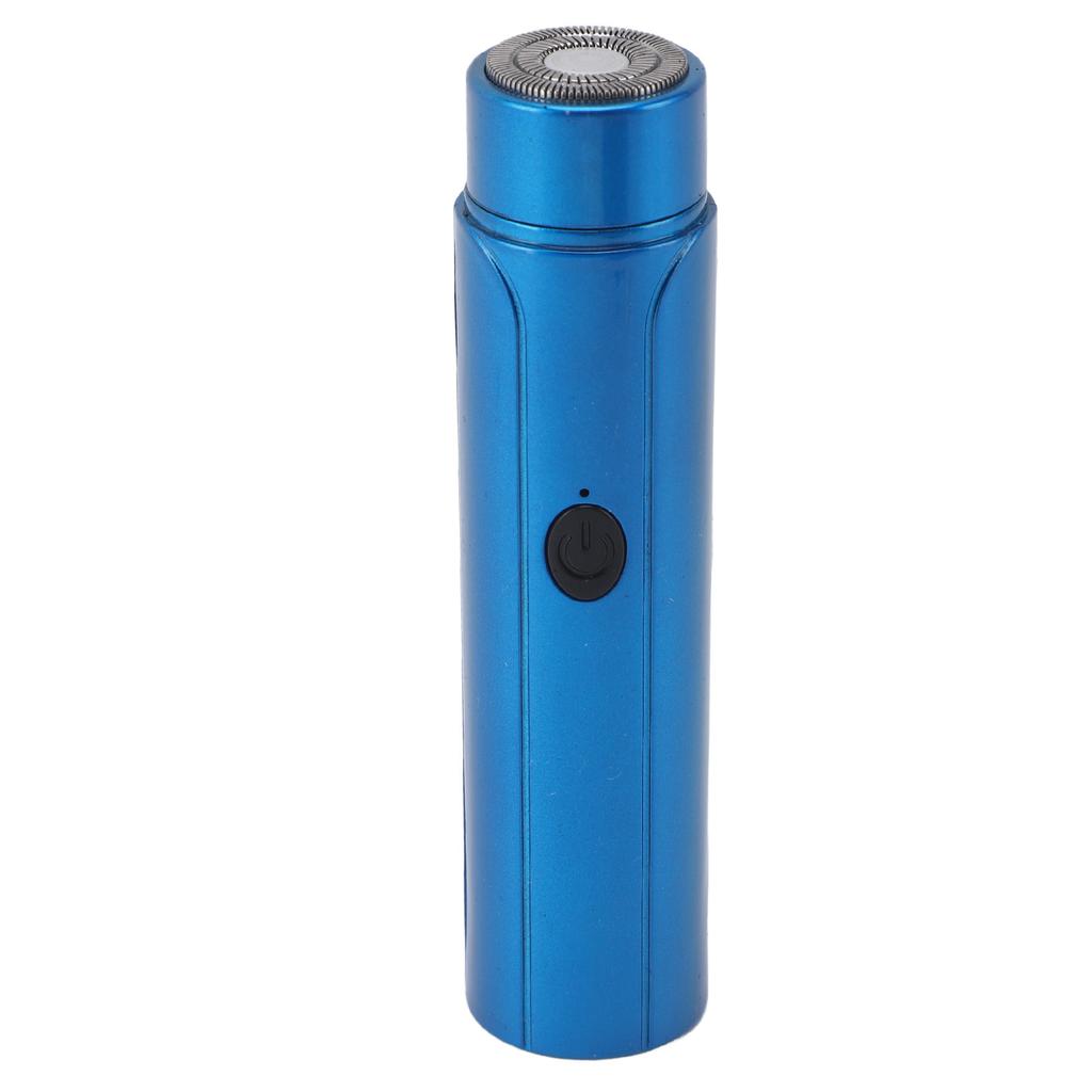 Electric Shaver High Efficiency Portable Rechargeable Electric Beard Trimmer and Shaver Blue