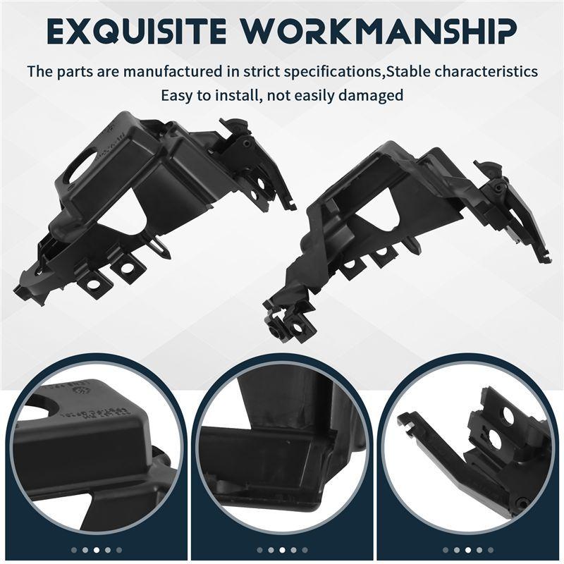 AA92-2Pcs Front Left+Right Fog Light Trim Fog Lamp Bracket For Mercedes W163 ML320 ML500 ML350 02-05 1638201212,1638201112