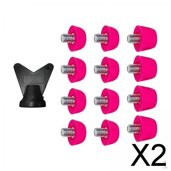 

2x 12x Аксессуары для обуви с шипами для регби, стабильные, нескользящие M5 футбольные бутсы для футбола